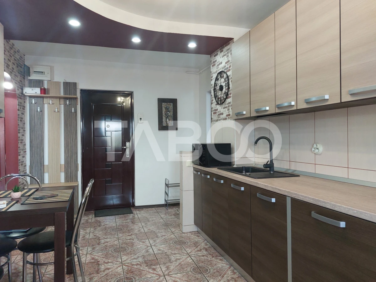Apartament spatios 49 mp 2 camere decomandate 2 balcone Cisnadie - 1
