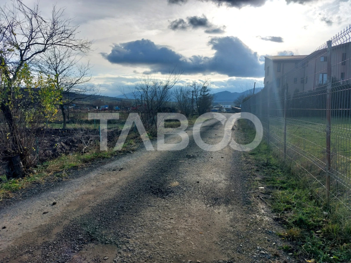 Teren intravilan 1687 mp pentru cabana zona de gradini Cisnadie - 6