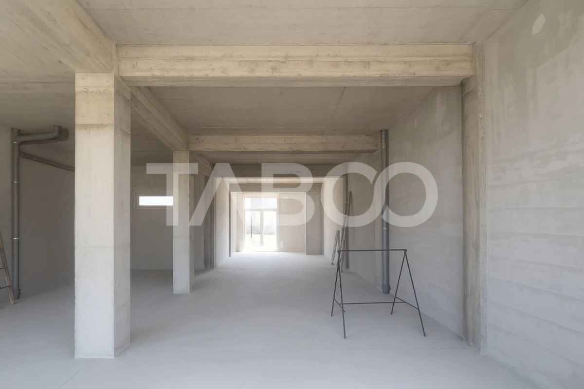 Spatiu comercial de vanzare 116 mp vad excelent Selimbar Sibiu - 1