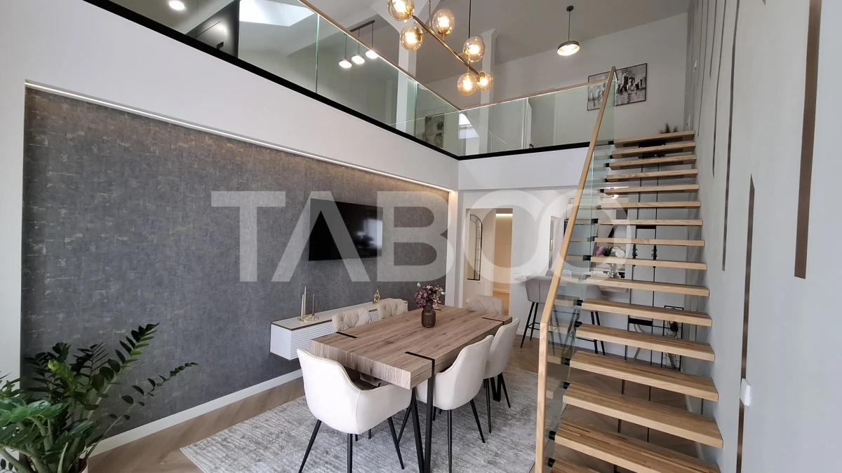 Penthouse lux ultrafinisat dotat si mobilat 2 nivele 131 mp si terasa - 2