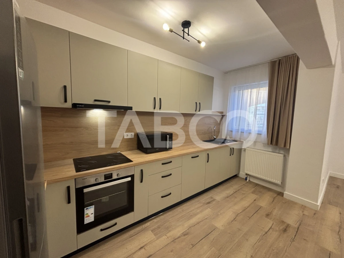 Apartament de inchiriat 2 camere 60 mpu balcon mobilat utilat Sibiu - 9