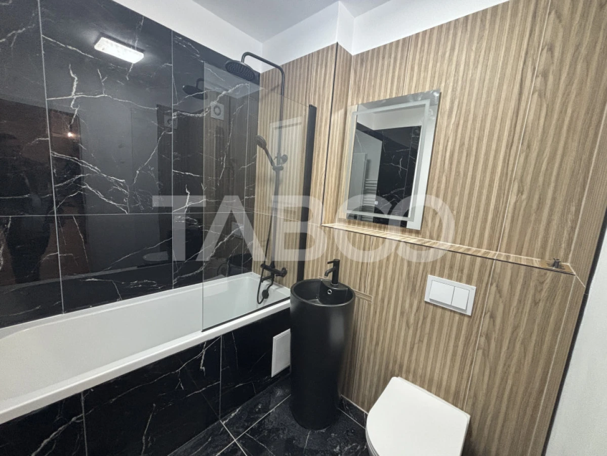 Apartament de inchiriat 2 camere 60 mpu balcon mobilat utilat Sibiu - 5