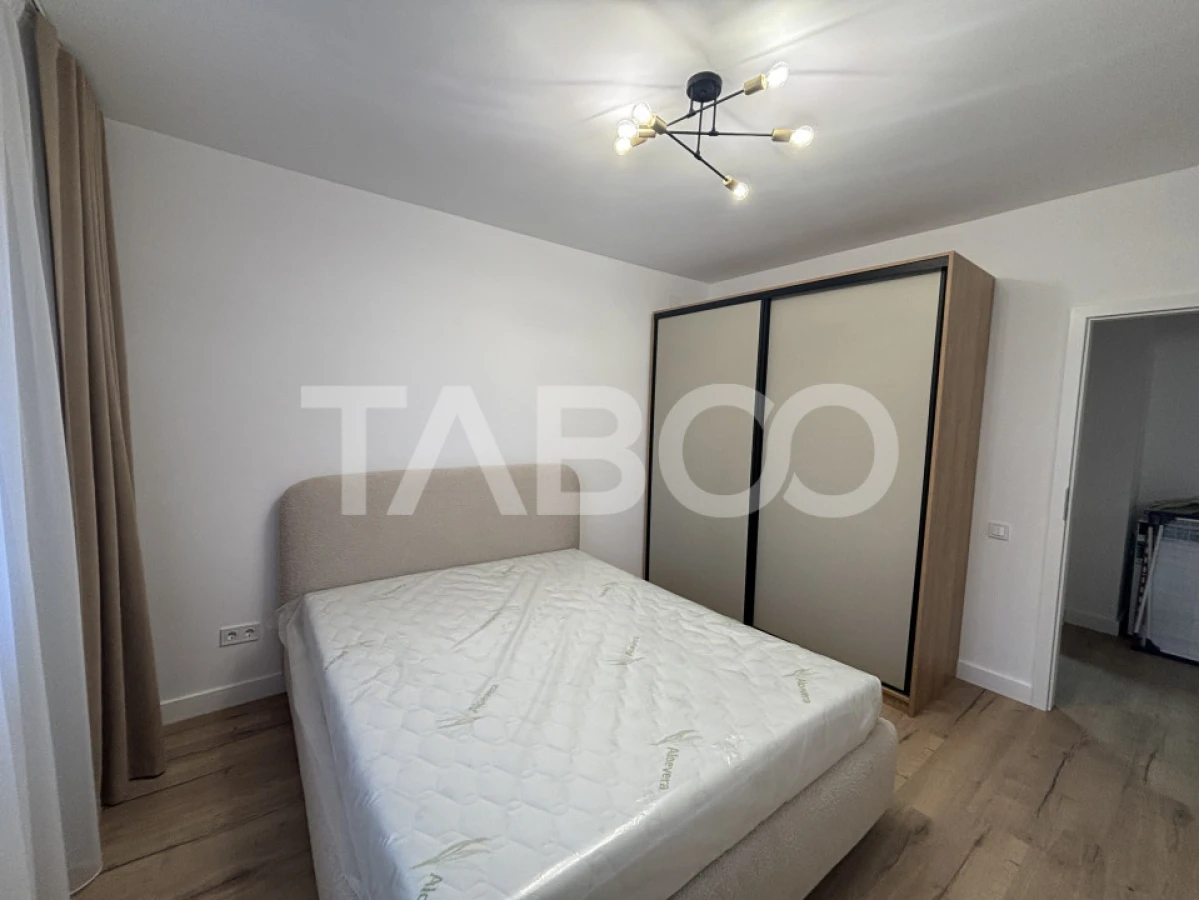 Apartament de inchiriat 2 camere 60 mpu balcon mobilat utilat Sibiu - 3
