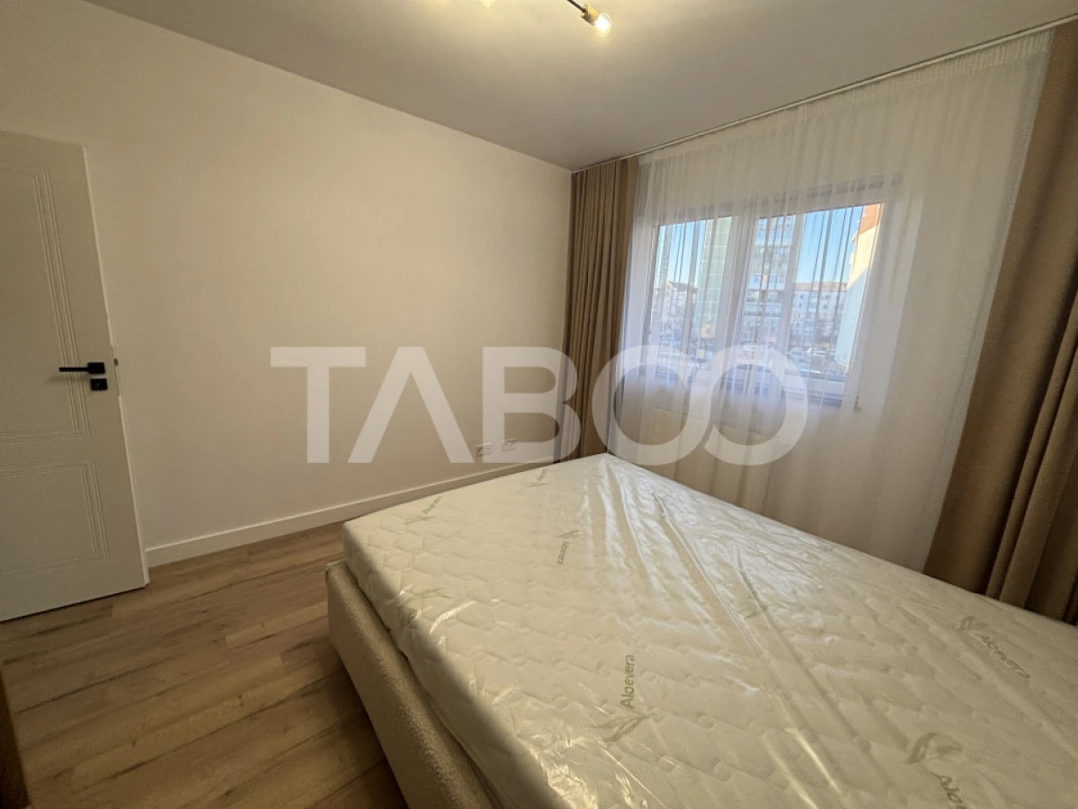 Apartament de inchiriat 2 camere 60 mpu balcon mobilat utilat Sibiu - 1
