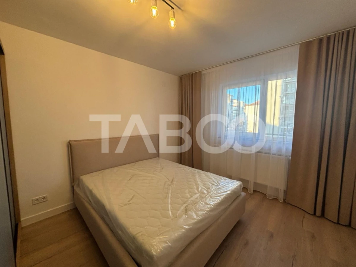 Apartament la prima inchiriere 2 camere 60 mpu cu balcon Rahovei Sibiu - 9