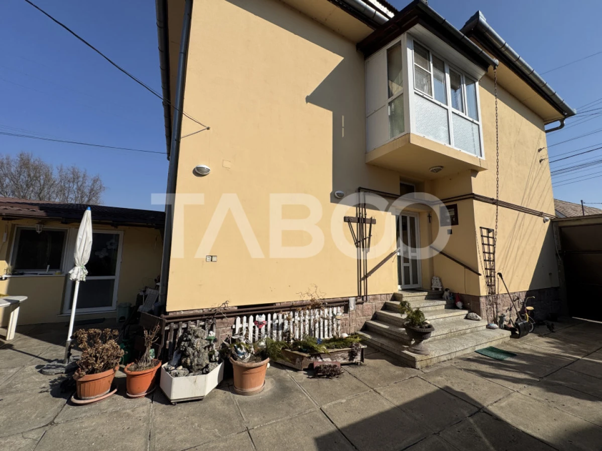 Casa individuala si apartament 2 fronturi teren 584 mp Turnisor Sibiu - 1