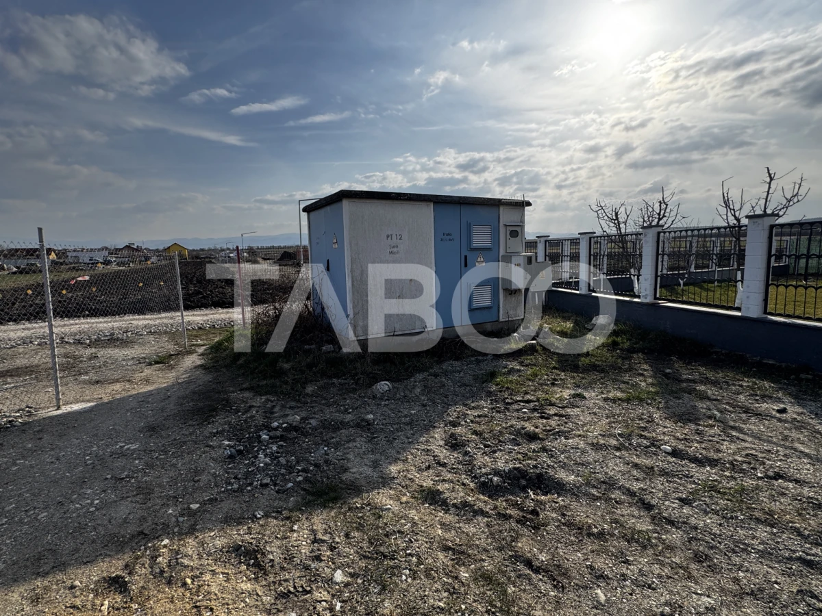 Teren intravilan de constructii 604 mp PUZ utilitati Sura Mica Sibiu - 5