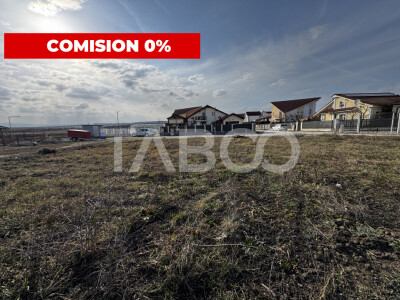 Teren intravilan de constructii 604 mp PUZ utilitati Sura Mica Sibiu