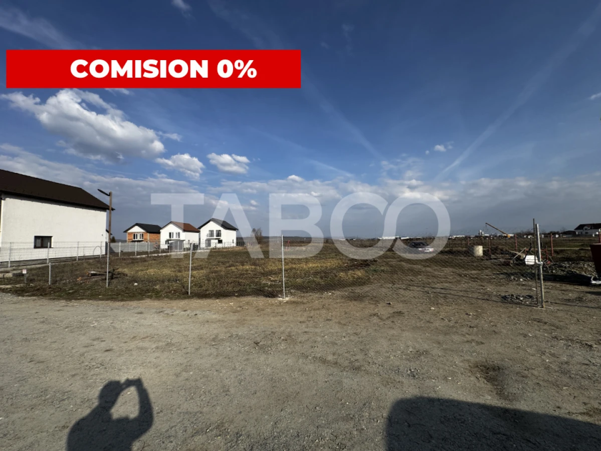 COMISION 0 Teren intravilan de 501 mp PUZ cu utilitati Sura Mica Sibiu - 1