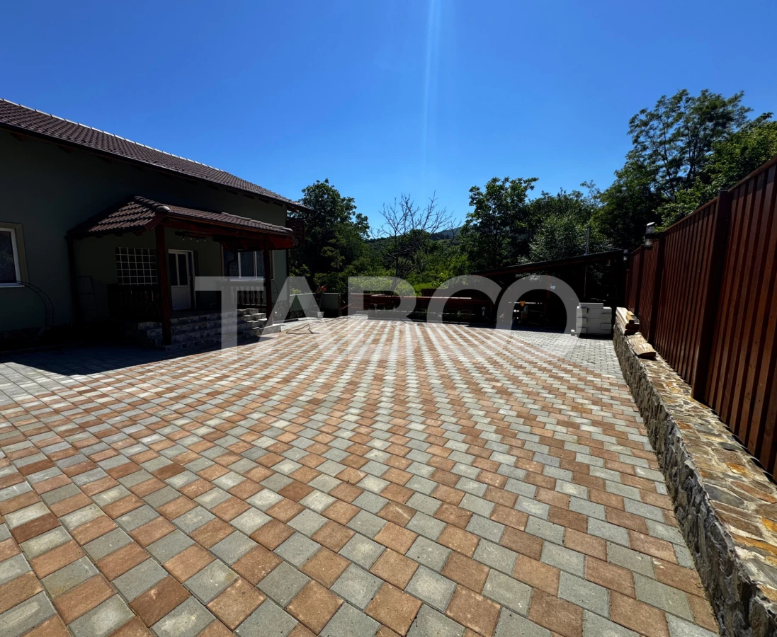 Casa de vis la munte 7 camere 5 bai ciubar teren 558 mp Rasinari Sibiu - 5