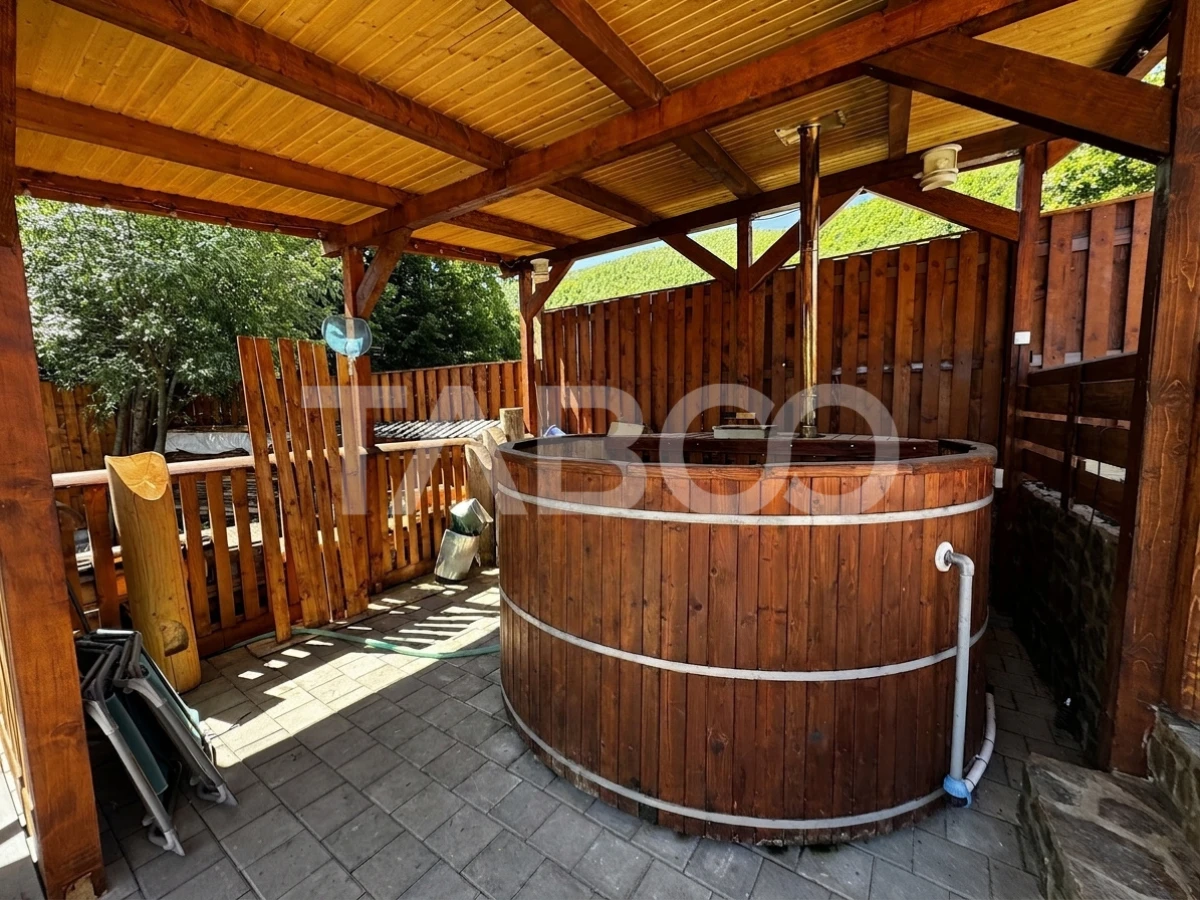 Casa de vis la munte 7 camere 5 bai ciubar teren 558 mp Rasinari Sibiu - 4