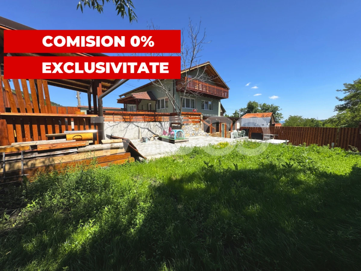 Casa de vis la munte 7 camere 5 bai ciubar teren 558 mp Rasinari Sibiu - 1