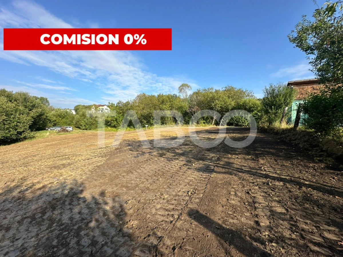Teren intravilan 2039 mp de vanzare cu PUZ in Cisnadioara Sibiu - 1