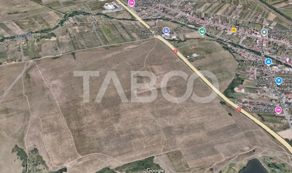 Teren arabil de vanzare extravilan 5950mp zona Sopa Selimbar - 3