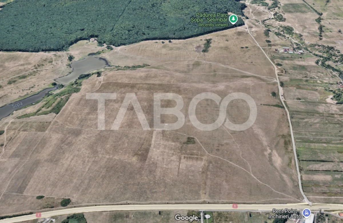 Teren arabil de vanzare extravilan 5950mp zona Sopa Selimbar - 2