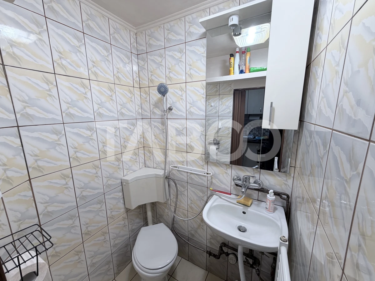 Garsoniera mobilata si utilata la etaj 2 zona Broscarie Sibiu - 7