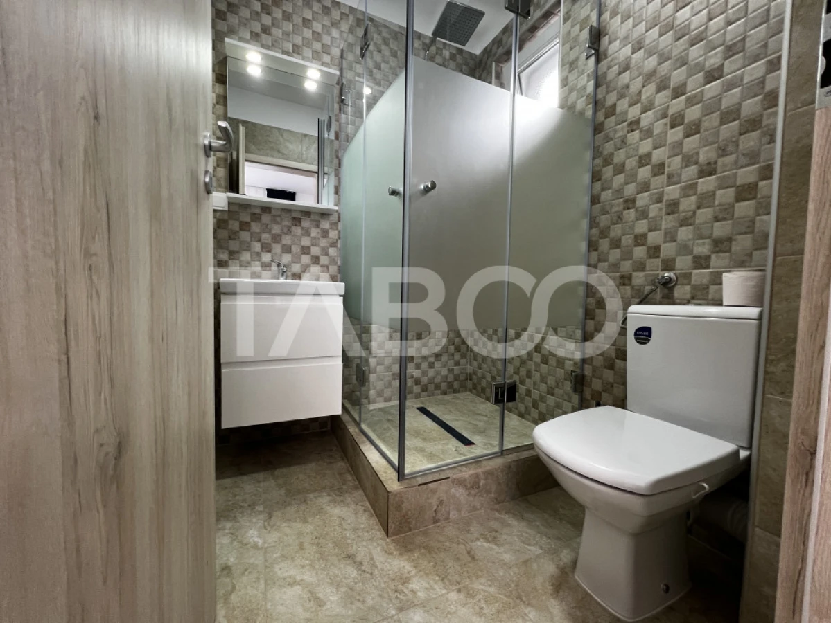 Penthouse de inchiriat 4 camere 2 terase 2 bai 86 mp Turnisor Sibiu - 6