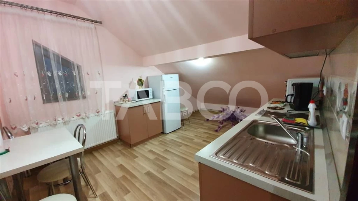 Apartament de inchiriat 56 mpu 2 camere mansarda in vila Selimbar - 5