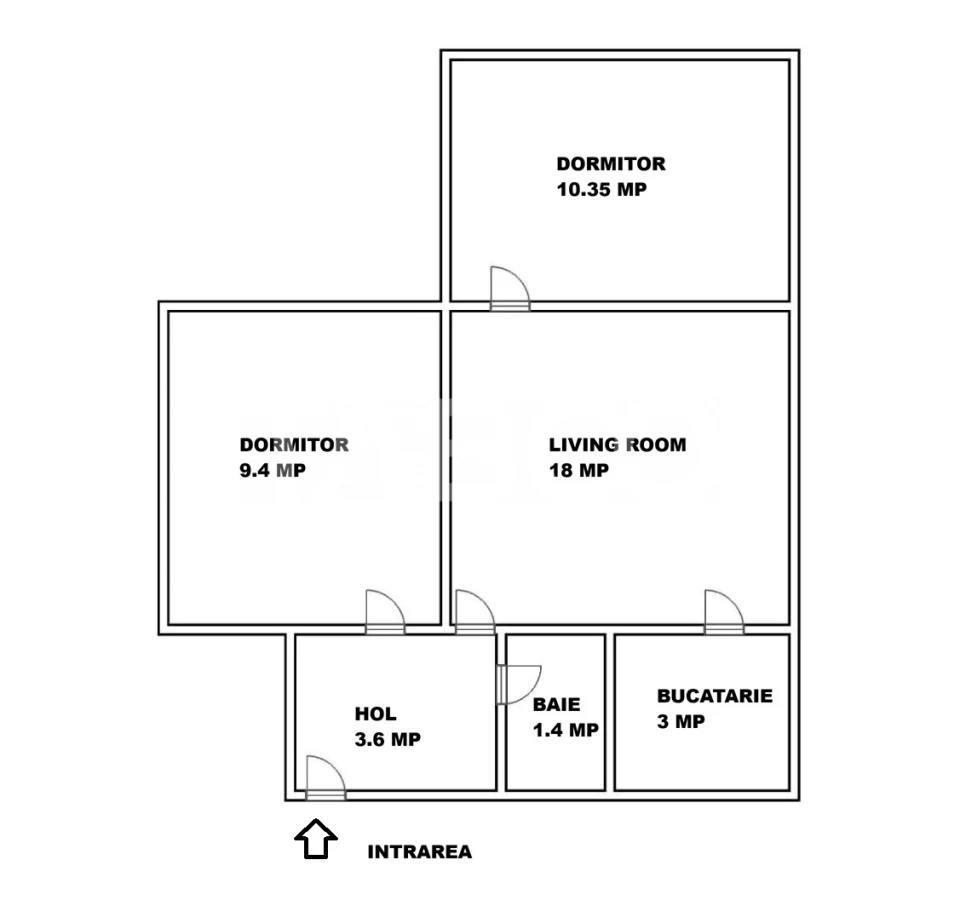 Apartament 3 camere de vanzare etaj intermediar Sibiu -chirias activ - 3