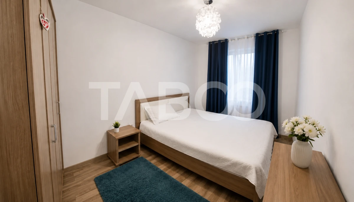 Apartament 3 camere de vanzare etaj intermediar Sibiu -chirias activ - 1