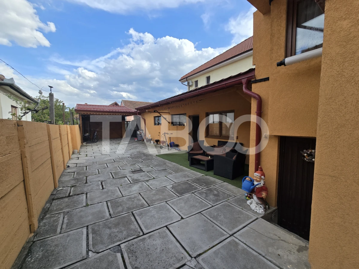 Casa mobilata de vanzare 150 mpu teren 450 mp garaj Piata Cluj Sibiu - 10