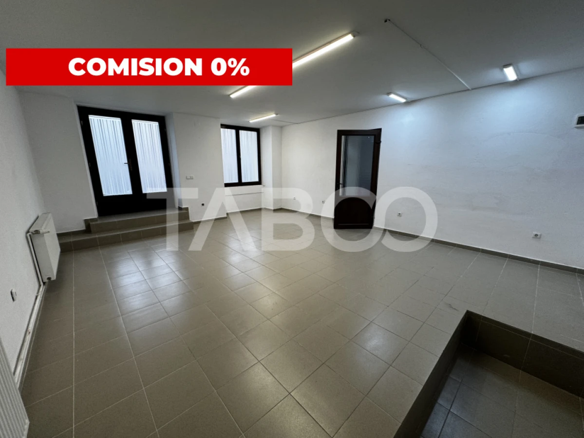 Spatiu comercial 4 camere 84 mpu doua intrari la strada Orasul de Jos - 1