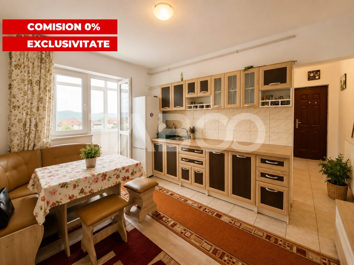 Apartament de vanzare 2 camere balcon etaj 2 in Avrig zona Sticla - 2