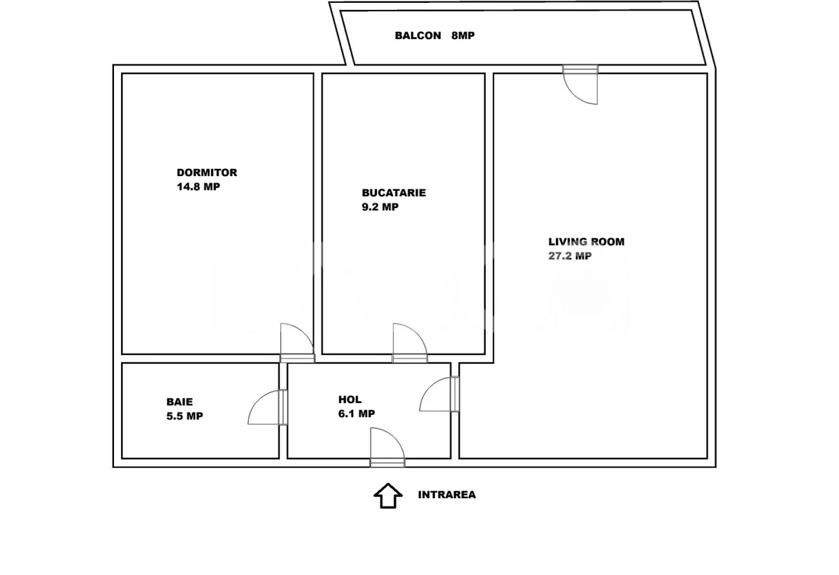 Apartament cu 2 camere 63 mp utili pe Mihai Viteazul din Sibiu - 4