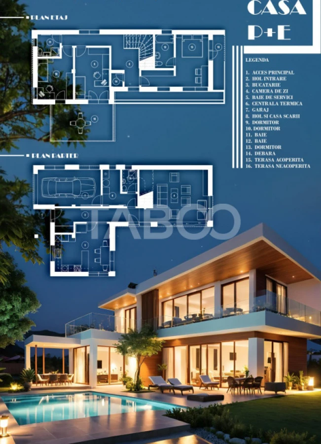 Casa individuala premium in Sannicoara cu piscina si curte generoasa - 5