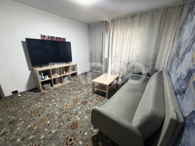 Apartament de inchiriat 2 camere semidecomandat etaj 4 mobilat utilat
