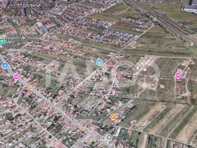 Teren intravilan de vanzare cu PUZ aprobat pentru duplex Selimbar