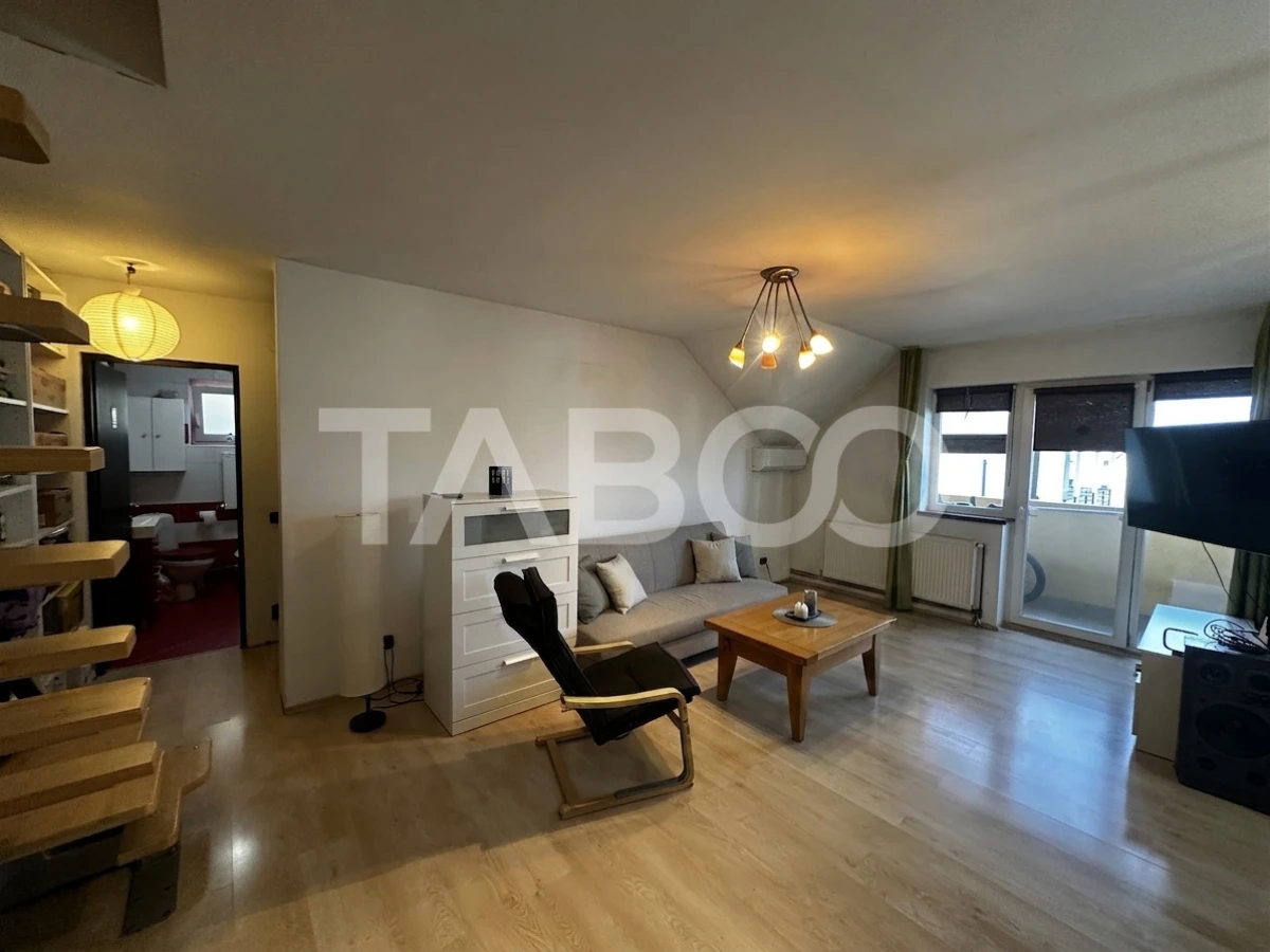 Apartament decomandat de vanzare 55 mpu 2 camere pod in Selimbar - 1