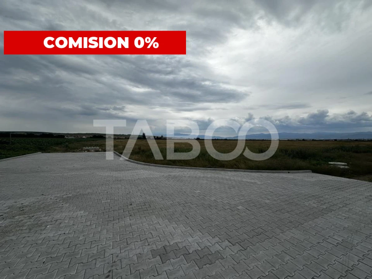 Teren industrial intravilan de vanzare cu PUZ aprobat Ocna Sibiului - 1