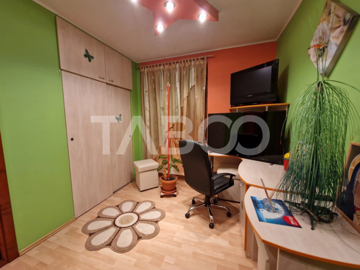 Apartament 89 mpu 4 camere 2 bai loc parcare si pivnita central Sibiu - 5