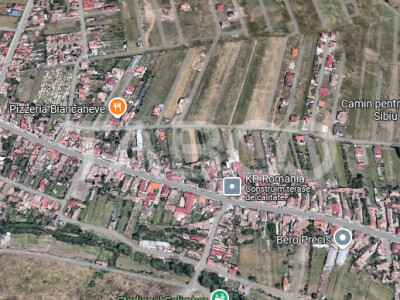 Teren intravilan de vanzare 456 mp puz aprobat Selimbar