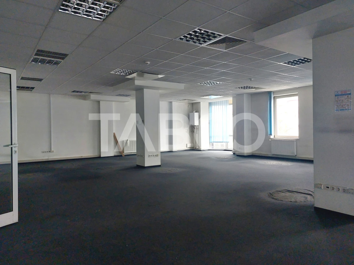 Spatiu de birouri 275 mp 3 camere etaj 1 autorizat ISU Sibiu - 10