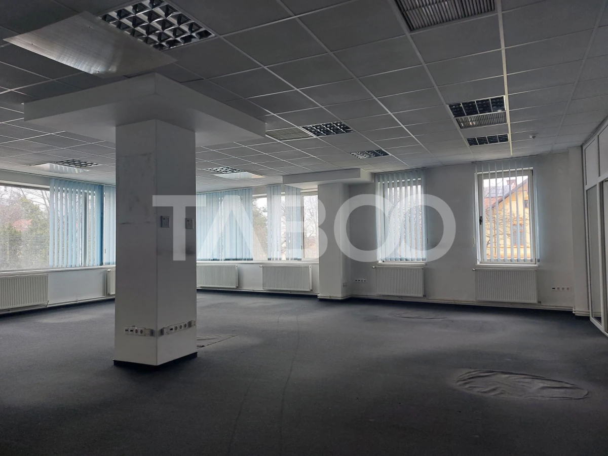 Spatiu de birouri 275 mp 3 camere etaj 1 autorizat ISU Sibiu - 6