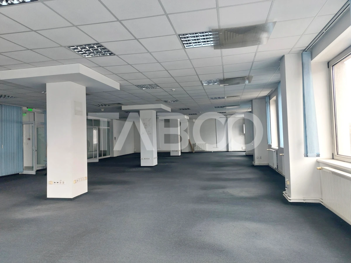 Spatiu de birouri 275 mp 3 camere etaj 1 autorizat ISU Sibiu - 3