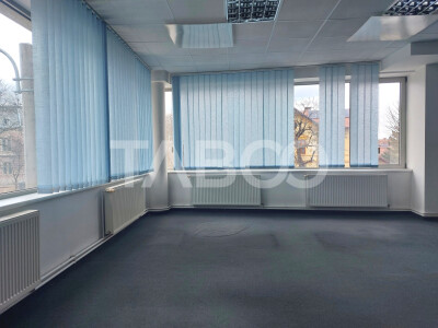 Spatiu de birouri 275 mp 3 camere etaj 1 autorizat ISU Sibiu