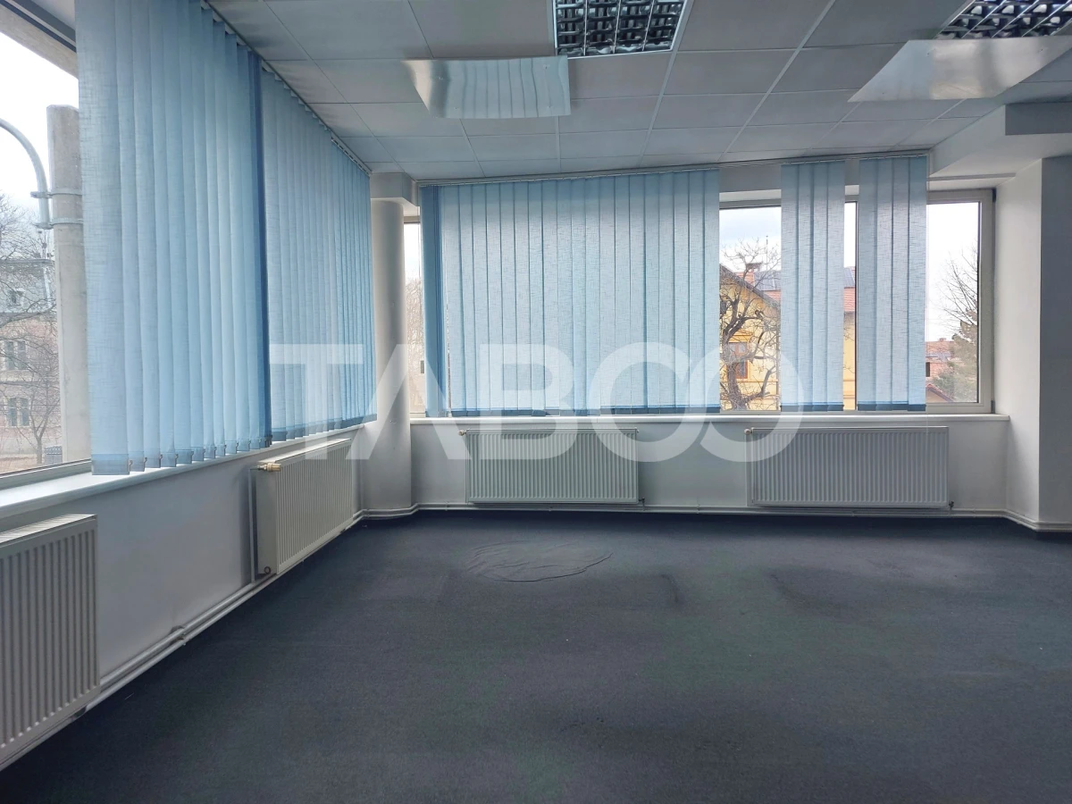 Spatiu de birouri 275 mp 3 camere etaj 1 autorizat ISU Sibiu - 1