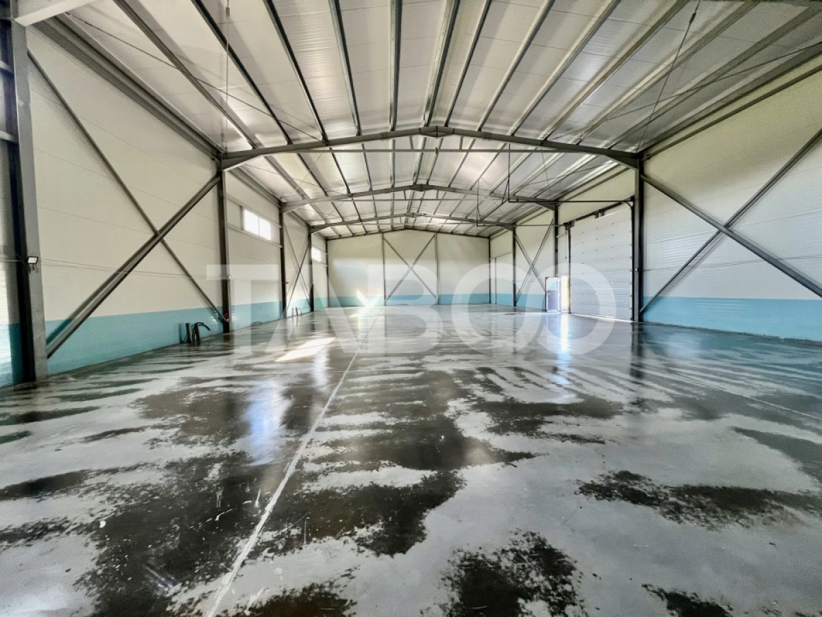 Hala industriala de inchiriat 528 mp utili zona Vest a Sibiului - 3
