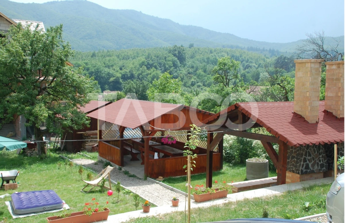 Pensiune 13 camere 16 bai sauna piscina si teren 1565 mp Cisnadioara - 2
