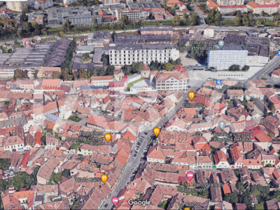 Teren de vanzare 450 mp cu 38 m deschidere in Sibiu Orasul de Jos