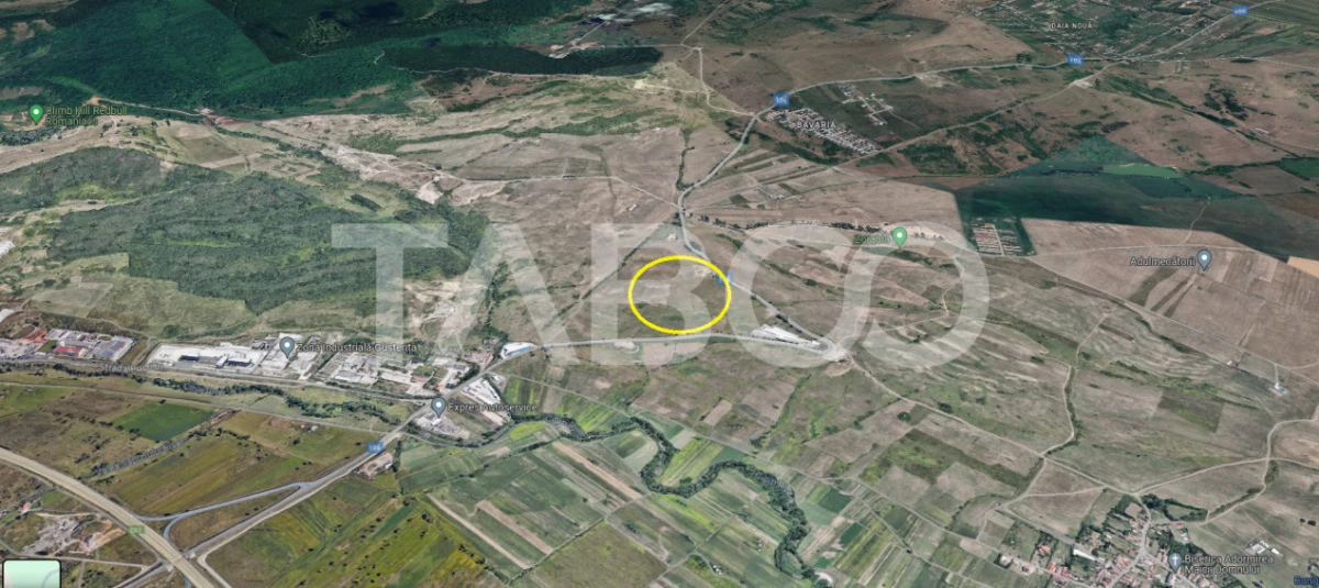 Teren intravilan de vanzare 5.986 mp Dealul Daii Sibiu - 1