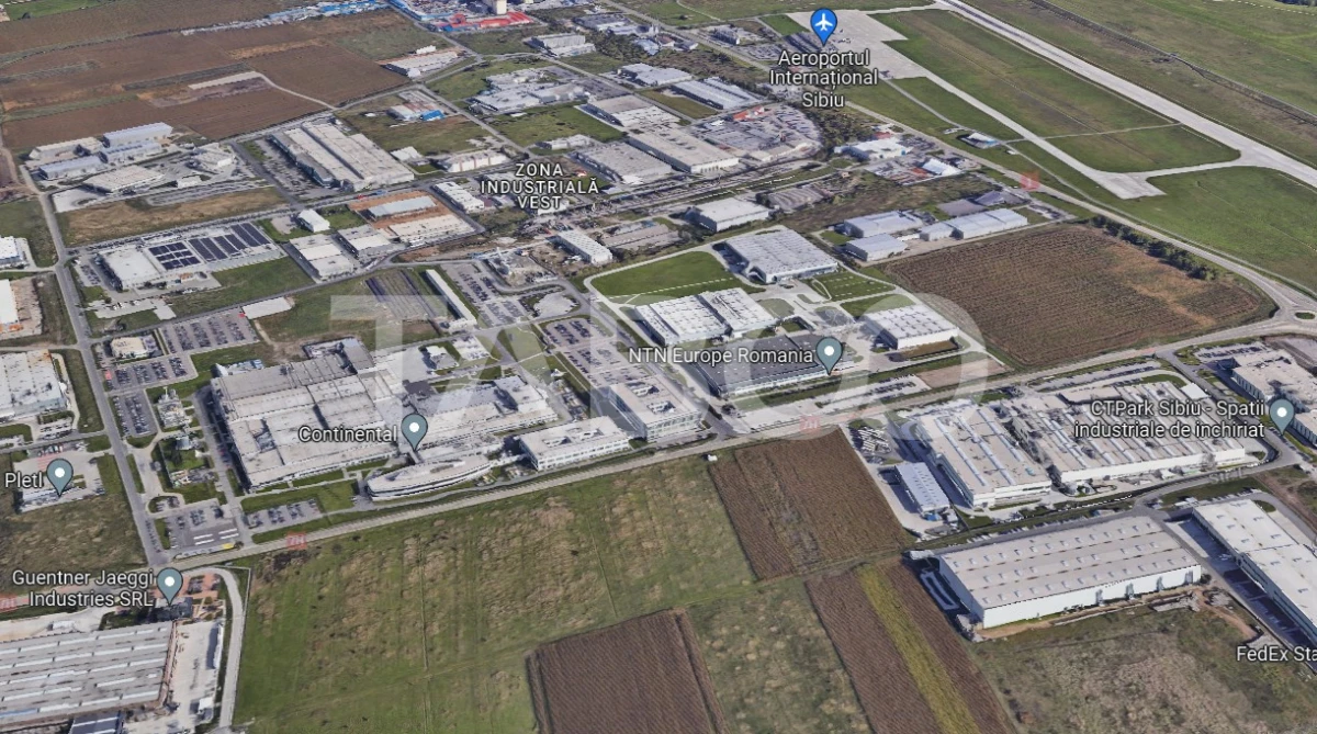 Teren intravilan 2 ha deschidere drum zona Industriala Vest Sibiu - 1
