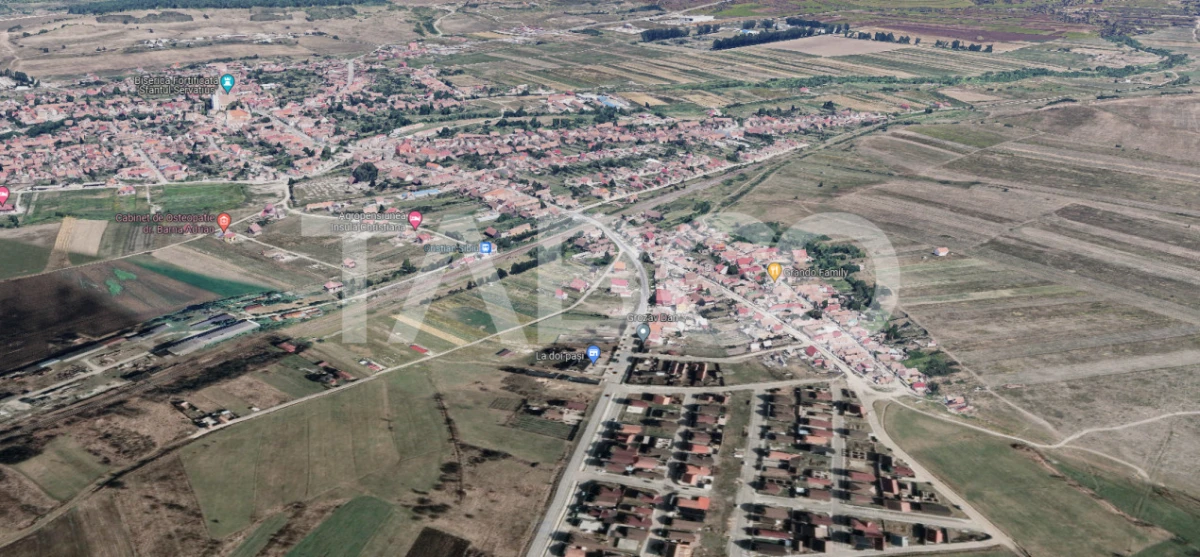 Teren de vanzare 629 mp cu autorizatie de constructie Cristian Sibiu - 5
