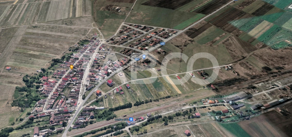 Teren de vanzare 629 mp cu autorizatie de constructie Cristian Sibiu - 3