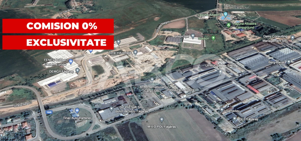Teren intravilan 5300 mp cu potential de investitie zona U.P.R.U.C. - 1