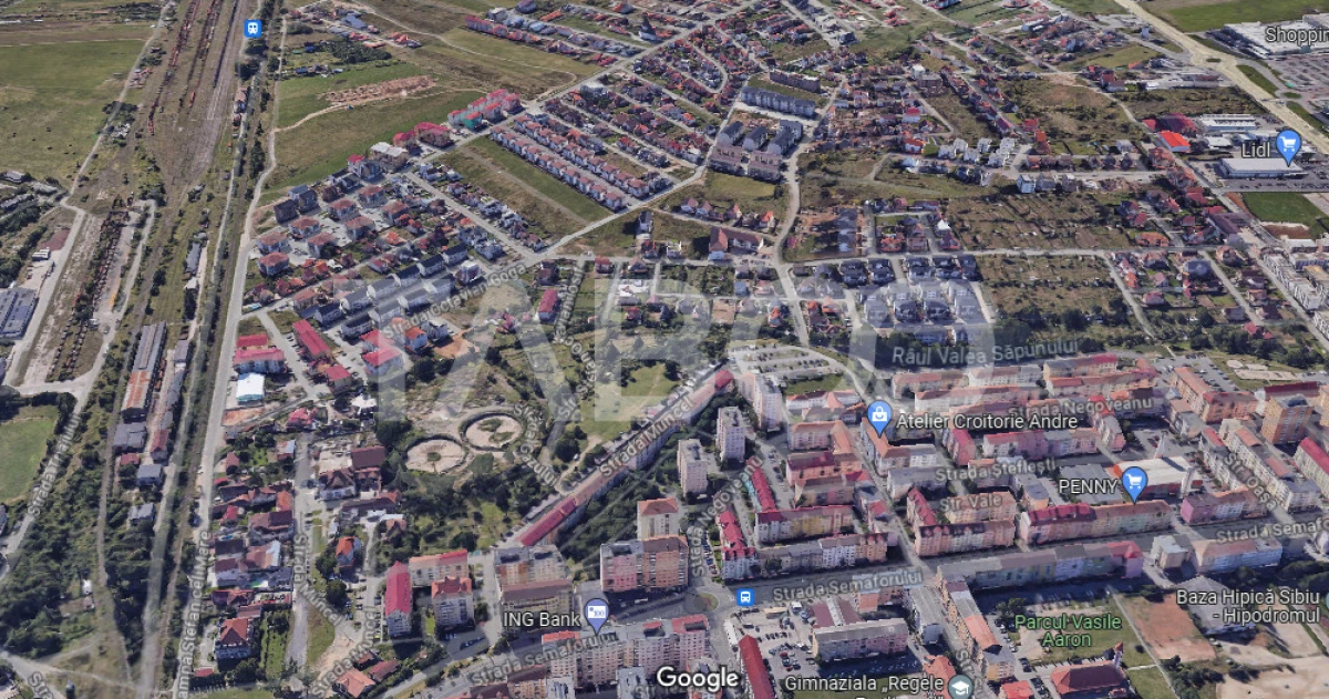 De vanzare teren 1698 mp pretabil pentru cladire birouri P+6+R Sibiu - 1