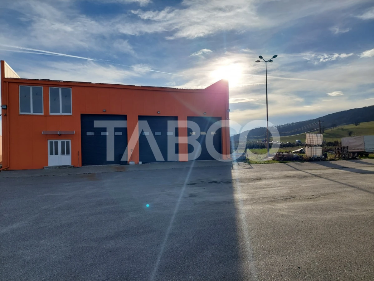 Hala industriala de vanzare cu teren de 12000 mp Bradu Sibiu - 1
